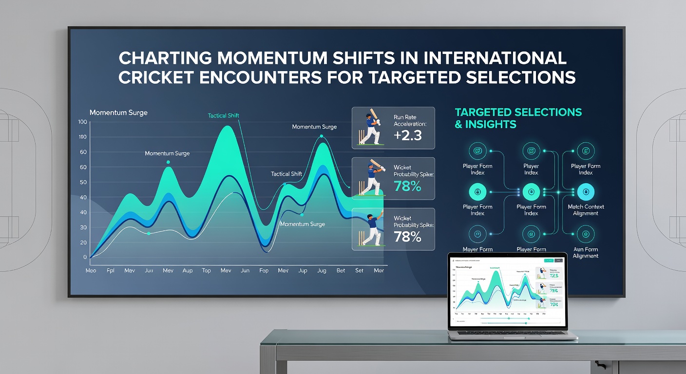 Live cricket scorecard showing run-rate spikes and wicket timelines during a T20 international