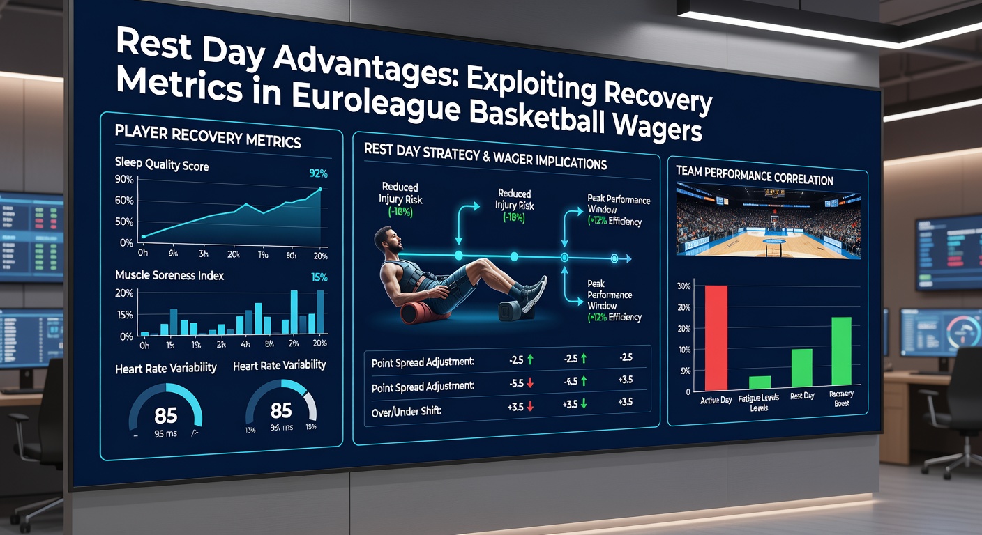 Dashboard displaying heart-rate variability and sleep data used by EuroLeague teams to assess player readiness