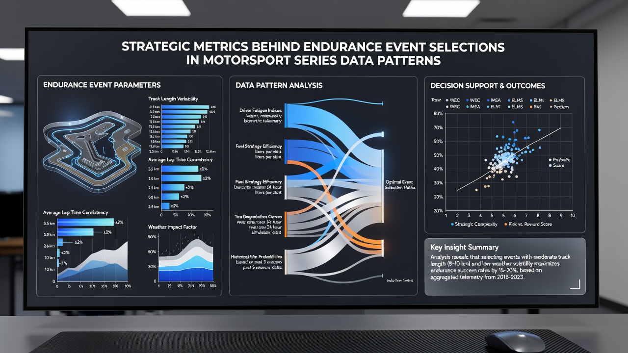 Telemetry dashboard displaying fuel and tire metrics from an endurance motorsport event